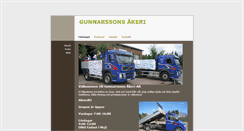 Desktop Screenshot of gunnarssonsakeri.se